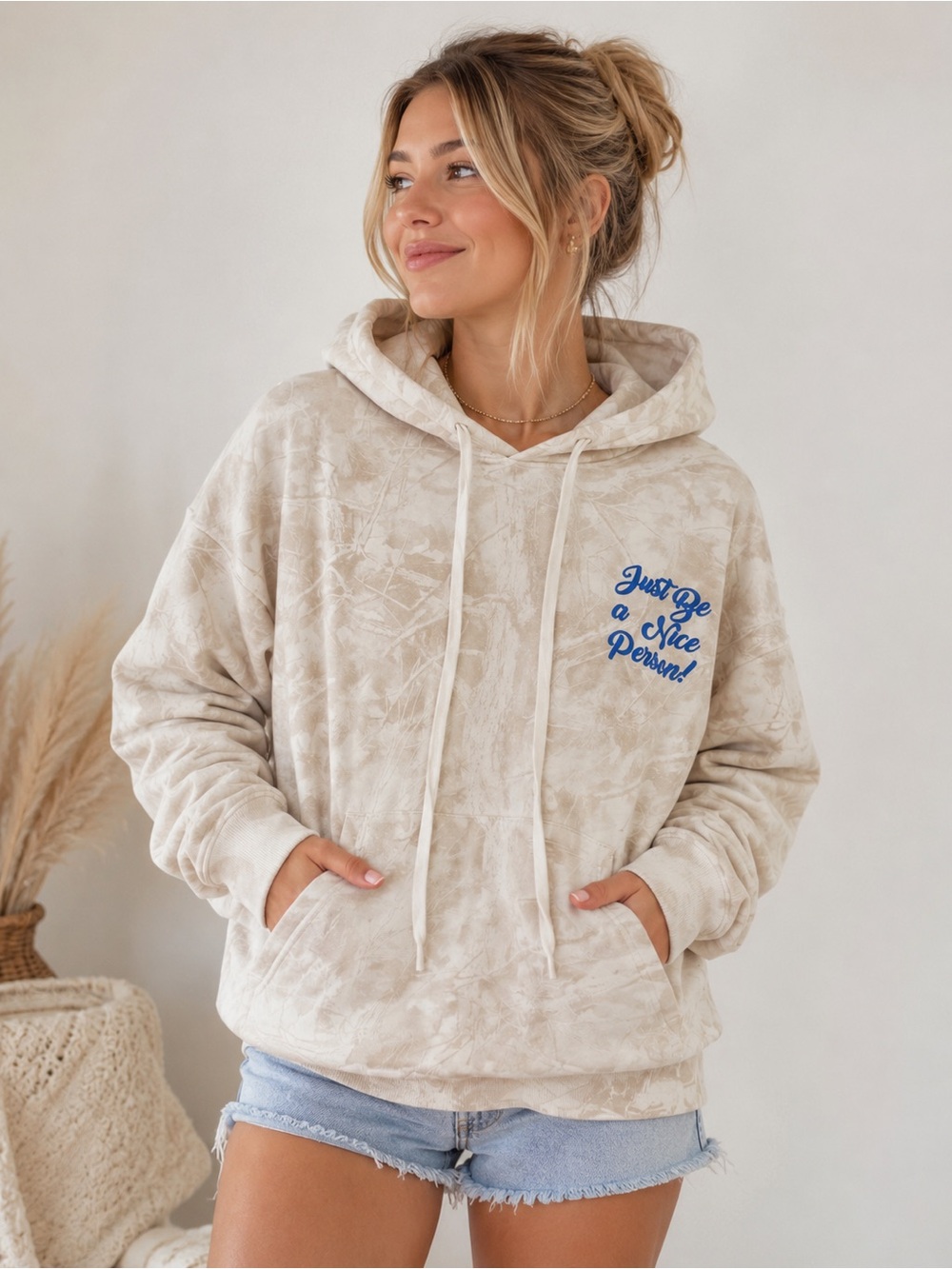 Altar’d State “Just Be A Nice Person “ Camo Hoodie